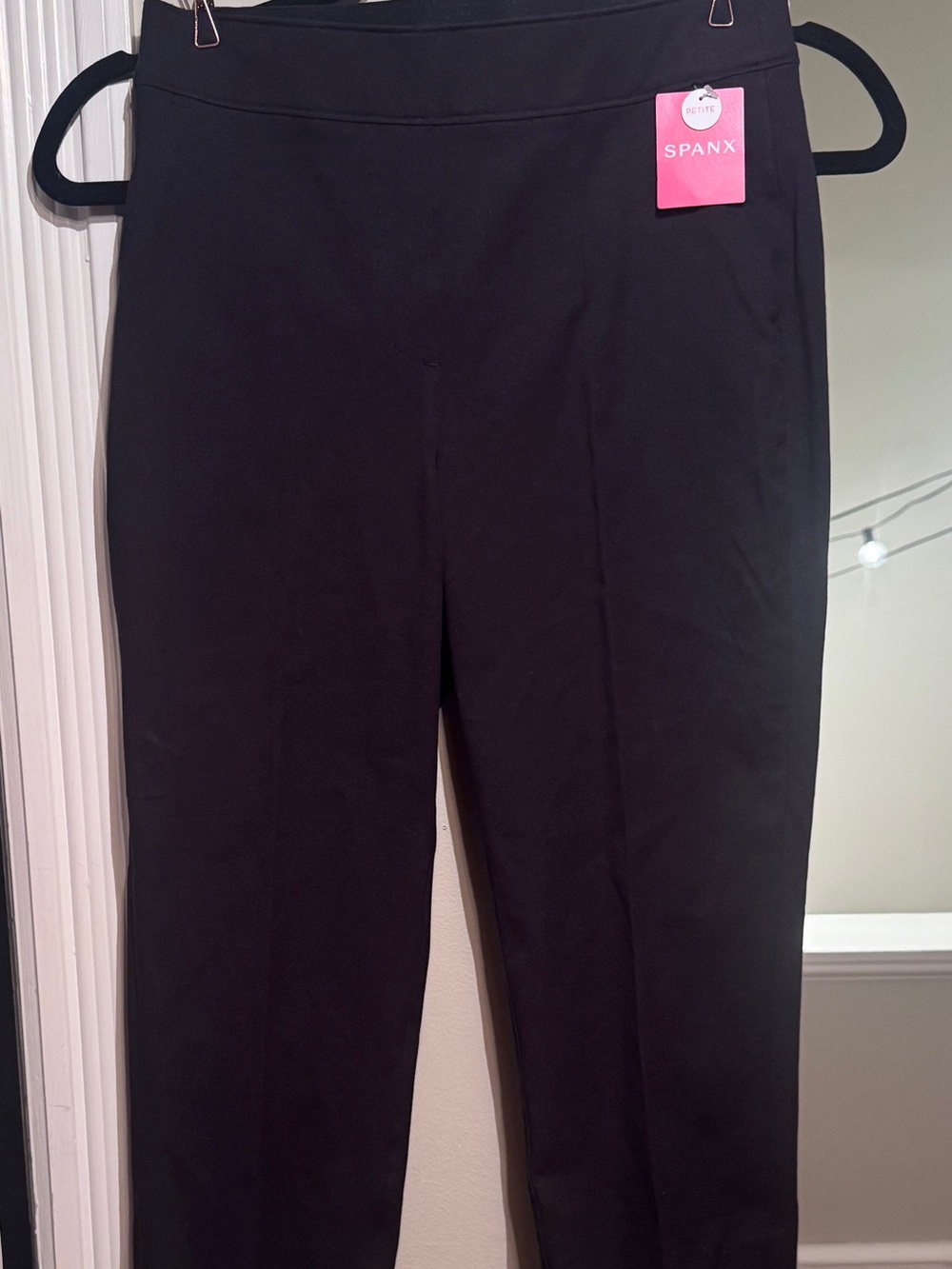 SPANX Black Straight-Leg Polished Ankle Slim classic black, small, SP